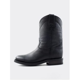 Bota Roper con Suela Antiderrapante Bull Fight Negro Estilo 1000