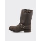 Bota Biker con Casco de Acero Crazy Café Estilo 1808