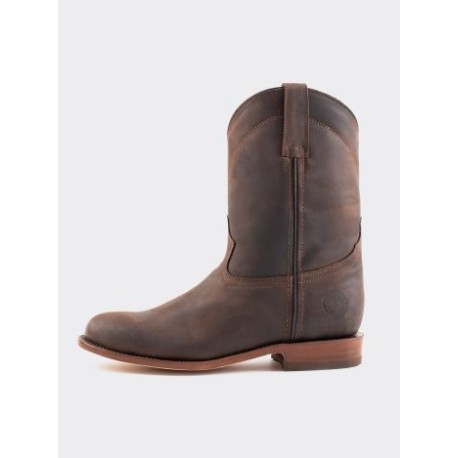 Bota Roper con Suela de Cuero Crazy Café Estilo 1000