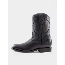 Bota Roper Venado Genuino Negro Estilo 1001