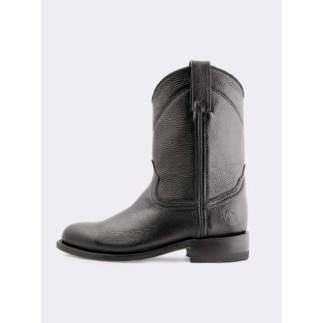 Bota Roper Venado Genuino Negro Estilo 1000