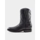 Bota Roper Venado Genuino Negro Estilo 1001